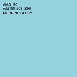 #96D1E0 - Morning Glory Color Image